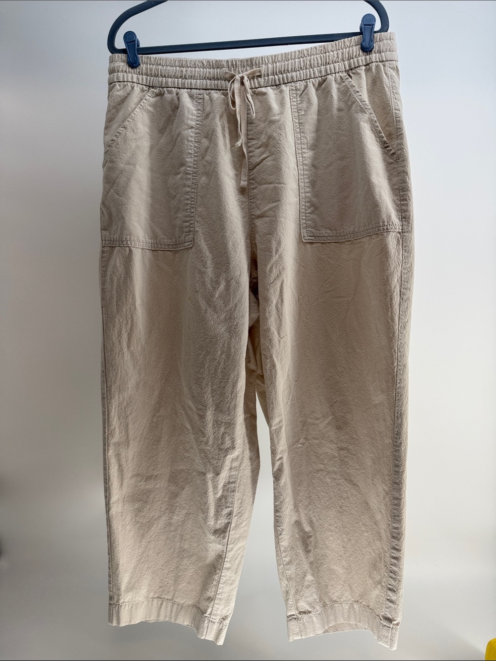 croft & barrow Beige Drawstring Relaxed Capris